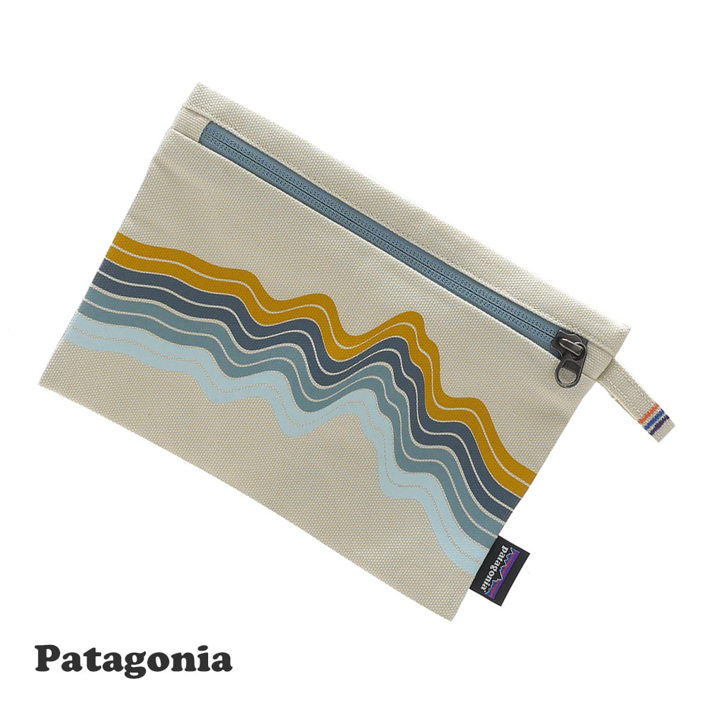 100％本物保証 新品 パタゴニア Patagonia Zippered Pouch ジッパード ポーチ Ridge Rise Stripe Bleached Stone RSBE 59290 メンズ レディース 新作