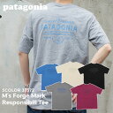 100{ۏ Vi p^SjA Patagonia M's Forge Mark Responsibili Tee tH[W }[N X|VreB[ TVc 37572 Y fB[X AEghA Lv V