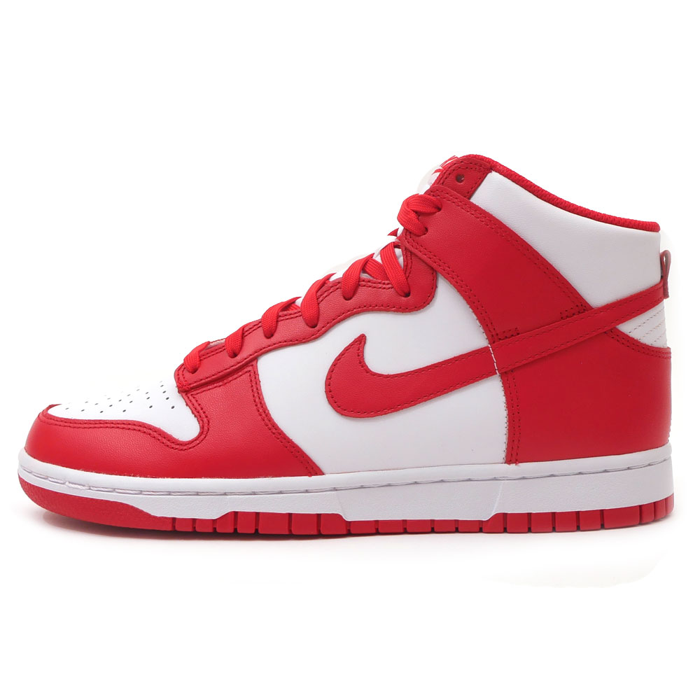 100％本物保証 新品 ナイキ NIKE DUNK HI RETRO ダンク ハイ WHITE/UNIVERSITY RED DD1399-106 メンズ 新作