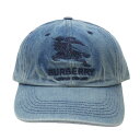 100％本物保証 新品 シュプリーム SUPREME x バーバリー BURBERRY Denim 6-Panel キャップ DENIM デニム メンズ 新作