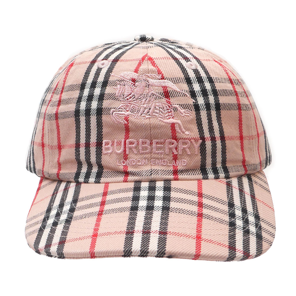 100％本物保証 新品 シュプリーム SUPREME x バーバリー BURBERRY Denim 6-Panel キャップ PINK ピンク メンズ 新作