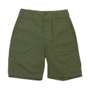 100{ۏ Vi GWjAh K[c ENGINEERED GARMENTS Fatigue Short V[c OLIVE I[u Y V