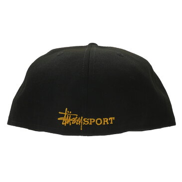 新品 ステューシー STUSSY Basic S New Era Cap 59FIFTY ニューエラ フィテッド キャップ BLACK ブラック 黒 メンズ