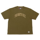 100{ۏ Vi UEm[XtFCX p[v[x THE NORTH FACE PURPLE LABEL H/S Graphic Tee TVc OL(OLIVE) V NT3259N