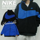 100{ۏ Vi iCL NIKE VM SWOOSH FULL ZIP JACKET o[Vu {A t[X WPbg BLACK/GAME ROYAL BQ6546-009 Y fB[X V BIG SWOOSH BOA JACKET