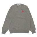 100{ۏ Vi vC RfM\ PLAY COMME des GARCONS x Cx[_[ Invader V Neck Sweater jbg Z[^[ GRAY O[ DF Y fB[X V