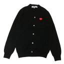 100％本物保証 新品 プレイ コムデギャルソン PLAY COMME des GARCONS x インベーダー Invader Men's Cardigan ニット カーディガン BLACK ブラック 黒 メンズ 新作