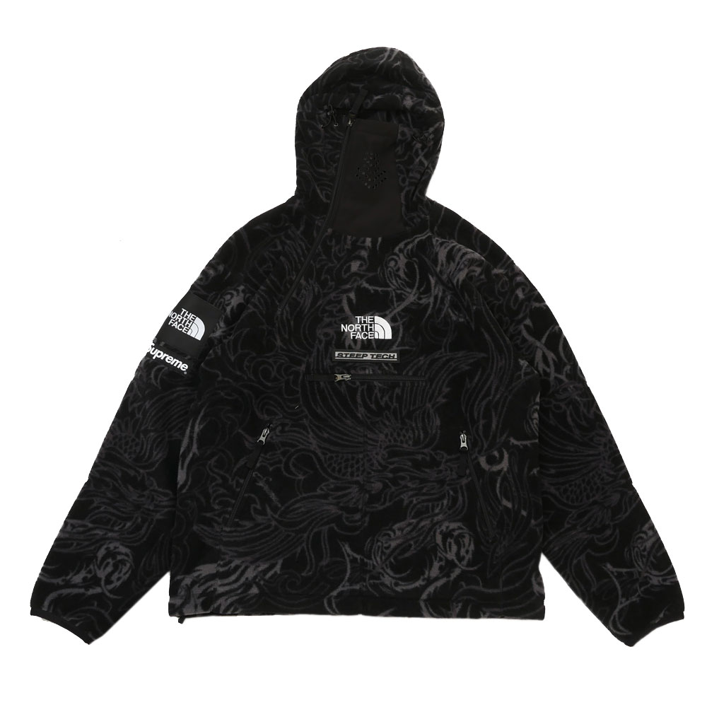 100％本物保証 新品 シュプリーム SUPREME x ザ ノースフェイス THE NORTH FACE Steep Tech Fleece Pullover フリース ジャケット BLACK ブラック 黒 メンズ 新作