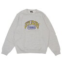 100％本物保証 新品 ステューシー STUSSY Stussy Tackle Twill Applique クルースウェット ASH HEATHER アッシュヘザー メンズ