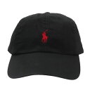 100％本物保証 新品 ポロ ラルフローレン POLO RALPH LAUREN Classic Baseball Cap 6パネル キャップ Black Red ブラック レッド メンズ レディース 新作 265001604011