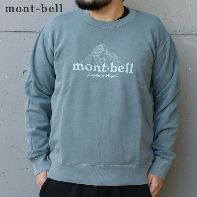 楽天FRESH STORE100％本物保証 新品 モンベル mont-bell Wash Out Cotton SweatShirt ウォッシュアウト コットン スウェット メンズ レディース 2104733 ETK024