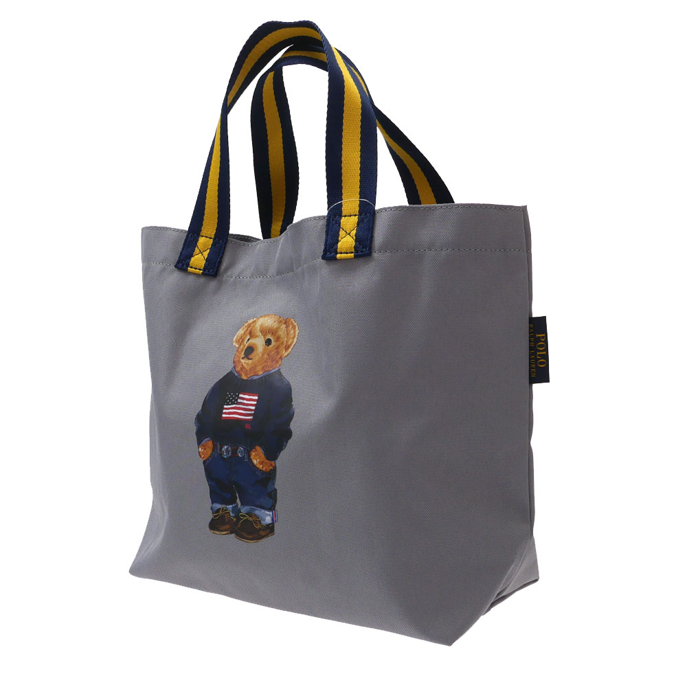 楽天FRESH STORE100％本物保証 新品 ポロ ラルフローレン POLO RALPH LAUREN Shopping Tote トートバッグ GREY グレー メンズ レディース