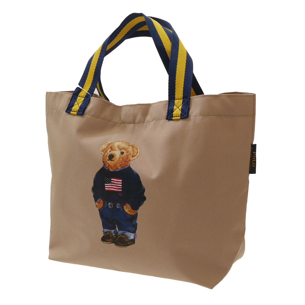 100ʪݾ  ݥ ե POLO RALPH LAUREN Shopping Tote ȡȥХå BEIGE ١  ǥ