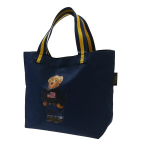 100ʪݾ  ݥ ե POLO RALPH LAUREN Shopping Tote ȡȥХå NAVY ͥӡ  ǥ