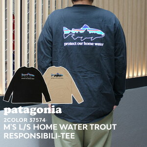 新品 パタゴニア Patagonia 23SS M's L/S Home Water Trout Responsibili Tee メンズ ロングスリーブ ホーム ウォーター トラウト レスポンシビリ 長袖Tシャツ 37574 メンズ レディース 2023SS SP23 新作