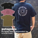 100％本物保証 新品 パタゴニア Patagonia M 039 s Spoke Stencil Responsibili Tee メンズ スポーク ステンシル レスポンシビリティー Tシャツ 37605 メンズ レディース アウトドア キャンプ サーフ 海 山