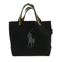 ラルフローレン トートバッグ メンズ 100％本物保証 新品 ポロ ラルフローレン POLO RALPH LAUREN PONY Shopping Tote トートバッグ BLACK ブラック 黒 メンズ レディース