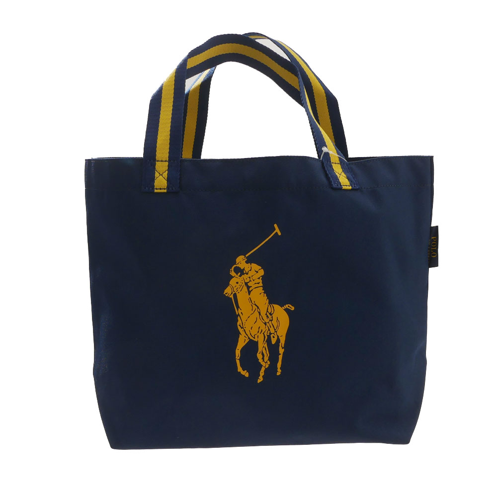 ラルフローレン 100％本物保証 新品 ポロ ラルフローレン POLO RALPH LAUREN PONY Shopping Tote トートバッグ NAVY ネイビー 紺 メンズ レディース