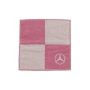 100%本物保証 新品 メルセデス・ベンツ Mercedes-Benz ミニタオル ブロック ハンドタオル ハンカチ PINK ピンク メンズ レディース B9...