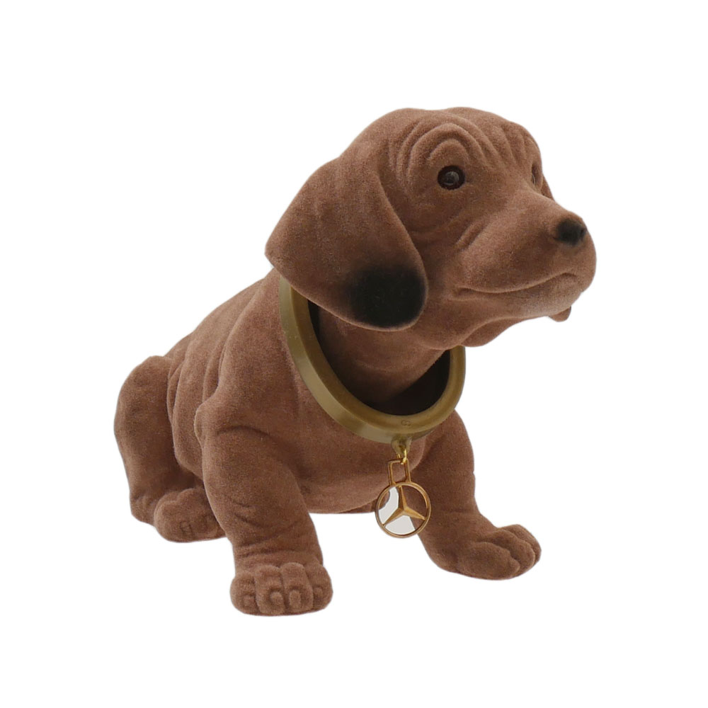 100％本物保証 新品 メルセデス・ベンツ Mercedes-Benz メルセデス・ドッグ 首振りワンちゃん ぬいぐるみ BROWN ブラウン 茶 メンズ レディース B66041451