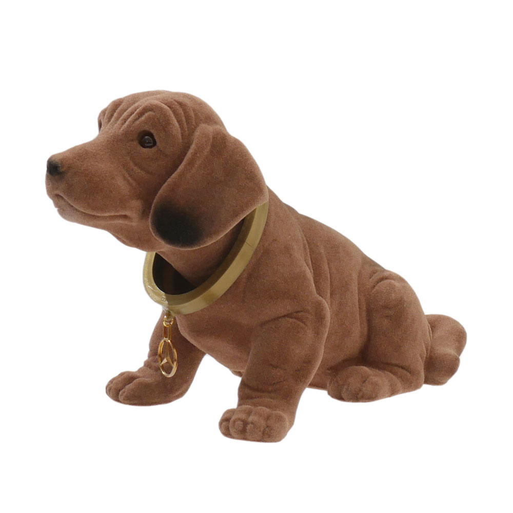 100％本物保証 新品 メルセデス・ベンツ Mercedes-Benz メルセデス・ドッグ 首振りワンちゃん ぬいぐるみ BROWN ブラウン 茶 メンズ レディース B66041451