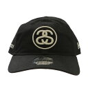 100{ۏ Vi Xe[V[ STUSSY SS LINK 9TWENTY CAP Lbv BLACK ubN  Y