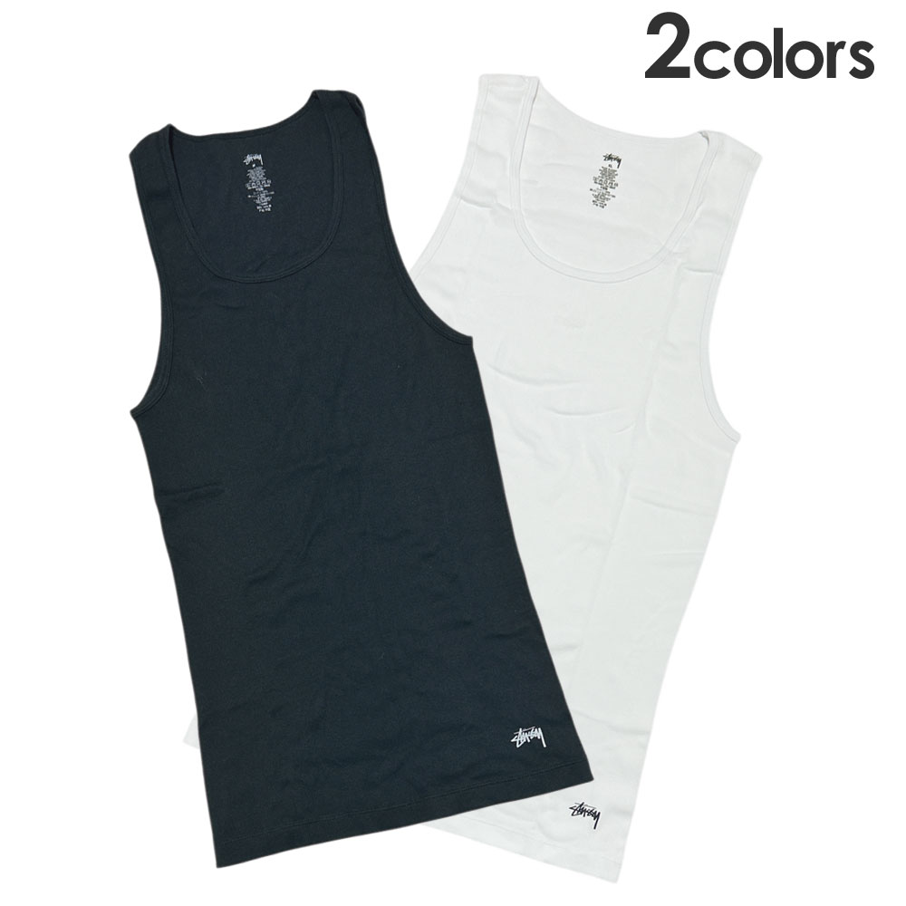 100%本物保証 新品 ステューシー STUSSY TANK UNDERSHIRT タンクトップ 単品 バラ売り インナー ロゴ トップス アンダーウェア ラッ...