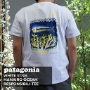 100％本物保証 新品 パタゴニア Patagonia Nanairo Ocean Responsibili Tee ナナイロ・オーシャン レスポンシビリティー Tシャツ 37705 WHI(WHITE) メンズ レディース アウトドア キャンプ 山 海 新作