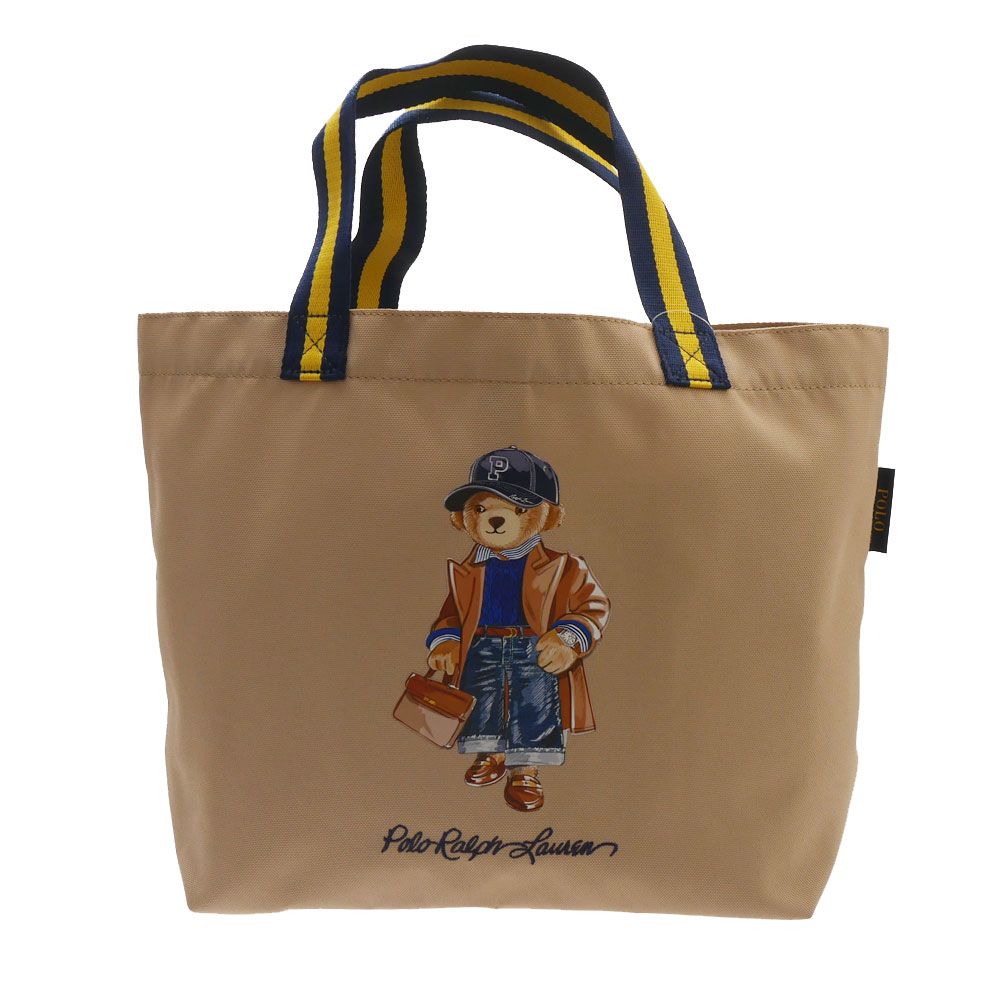 ラルフローレン トートバッグ メンズ 100％本物保証 新品 ポロ ラルフローレン POLO RALPH LAUREN Shopping Tote トートバッグ BEIGE ベージュ メンズ レディース