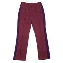 100％本物保証 新品 ニードルズ NEEDLES Narrow Track Pant Poly Smooth ナロー トラック パンツ WINE ワイン 新作 ニードルス ネペンテス