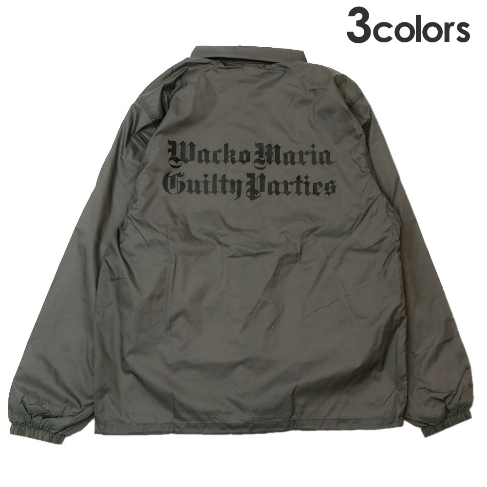 100％本物保証 新品 ワコマリア WACKO MARIA COACH JACKET コーチジャケット メンズ 新作E-WMO-BL01 OUTER