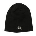 100％本物保証 新品 ステューシー STUSSY BASIC SKULLCAP BEANIE ビーニー ニットキャップ メンズ 新作 スケート ストリート エイトボール ストックロゴ ストゥーシー スチューシー ヘッドウェア