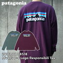 100{ۏ Vi p^SjA Patagonia M's L/S P-6 Logo Responsibili Tee OX[u P-6S X|Vr TVc 38518 Y V AEghA Lv R C T[t TOPS