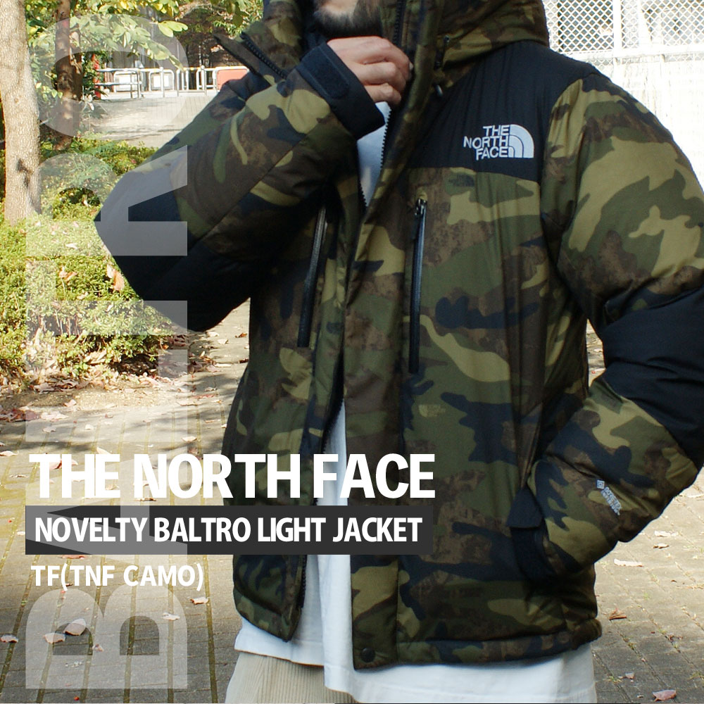 100％本物保証 新品 ザ・ノースフェイス THE NORTH FACE NOVELTY BALTRO LIGHT JACKET ノベルティ バルトロ ライト ジャケット ダウン TF(TNF CAMO) カモ 迷彩 ND92341 ND92241 メンズ レディース 新作