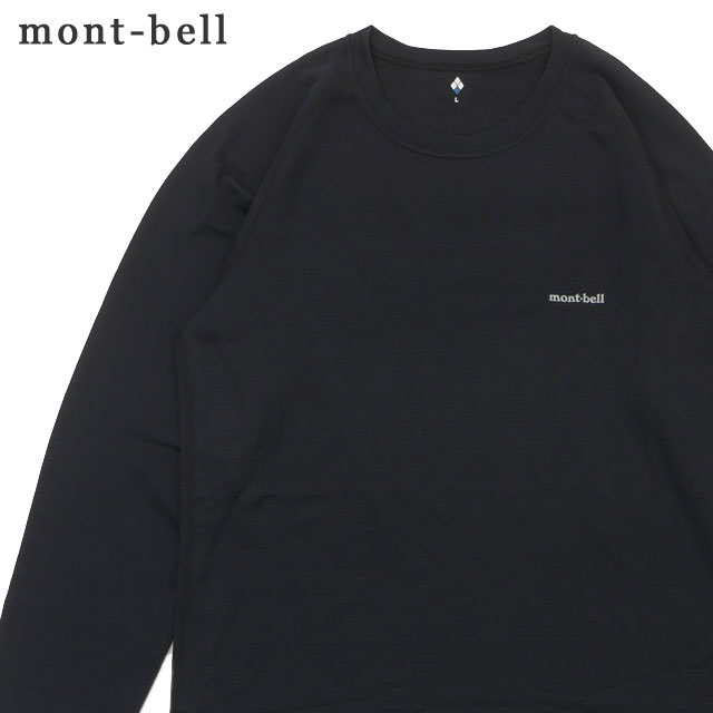 100％本物保証 新品 モンベル mont-bell ZOE-LINE M.W. ROUND NECK SHIRT ジオライン ミドルウェイト 長袖Tシャツ 1107704 メンズ アウトドア キャンプ 山登り ハイキング 新作 TOPS ETK024