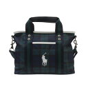 ラルフローレン 100％本物保証 新品 ポロ ラルフローレン POLO RALPH LAUREN WATER REPELLENT BIG PONY PLAID GOLF TOTE ポニー ゴルフ トート バッグ RLX POLO GOLF ポロゴルフ WAPGBAG0H120007 グッズ