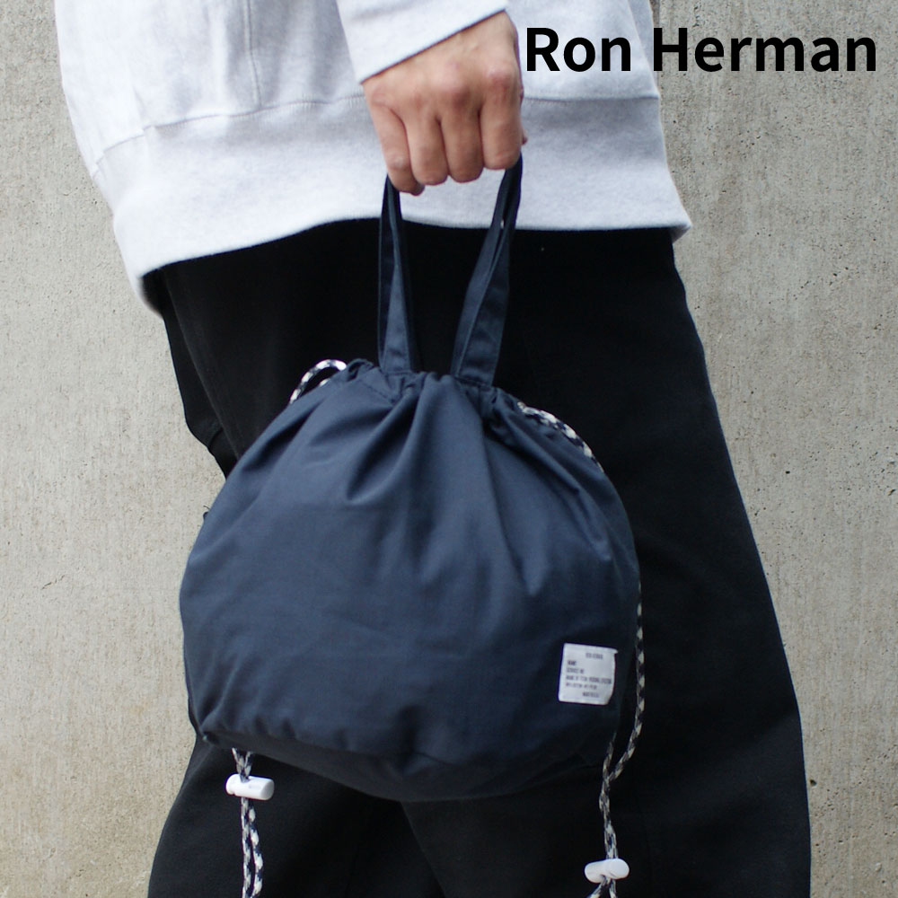 ロンハーマン　マザーズバッグ 100％本物保証 新品 ロンハーマン Ron Herman Ripstop Effect Bag トートバッグ 巾着 メンズ レディース 新作 ビーチスタイル サーフ アメカジ カフェ プレゼント グッズ