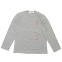 100{ۏ Vi vC RfM\ PLAY COMME des GARCONS MENS 4 HEART L/S TEE  TVc Y fB[X n[g S OX[u V T339 TOPS