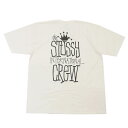 100％本物保証 新品 ステューシー STUSSY CROWN INTERNATIONAL PIG DYED TEE Tシャツ メンズ 新作 半袖Tシャツ