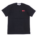 コム デ ギャルソン 100％本物保証 新品 プレイ コムデギャルソン PLAY COMME des GARCONS 2HEART TEE Tシャツ メンズ レディース ハート ロゴ AX-T226-051 半袖Tシャツ