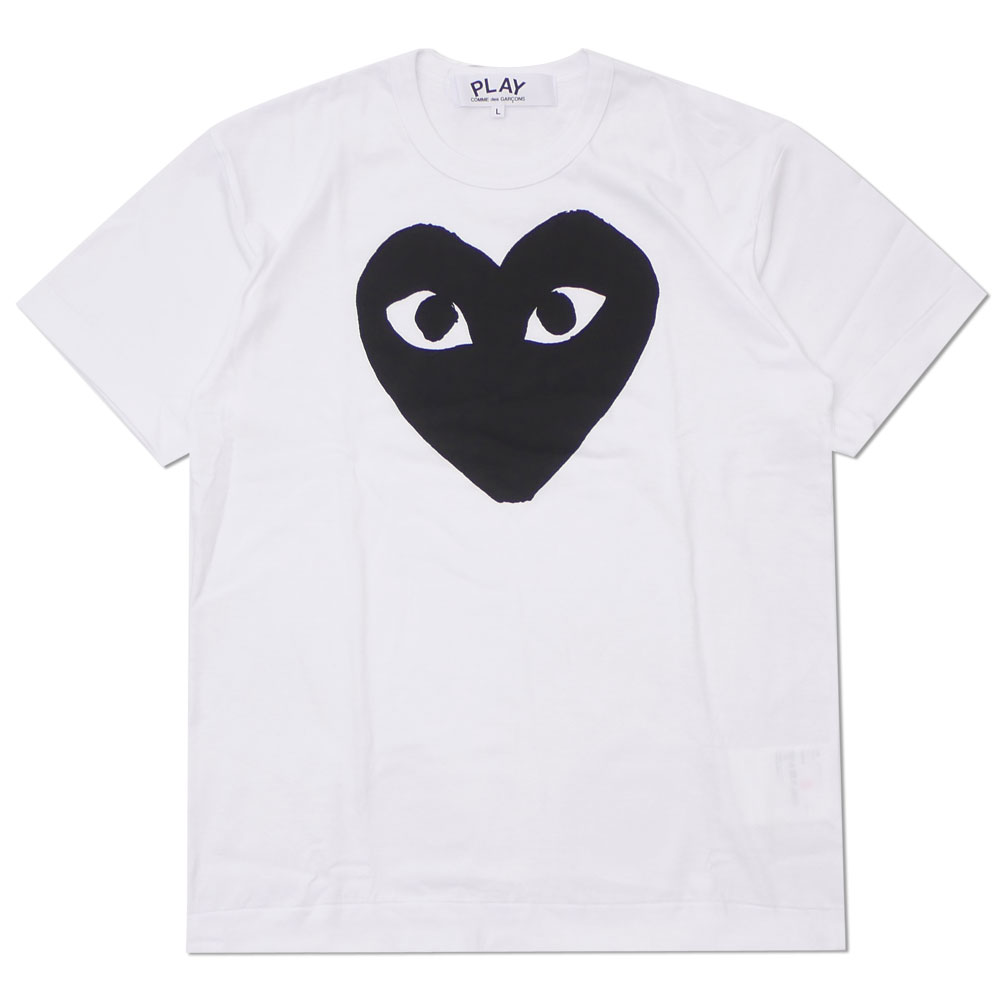 楽天FRESH STORE100％本物保証 新品 プレイ コムデギャルソン PLAY COMME des GARCONS BLACK HEART TEE Tシャツ メンズ レディース ハート ロゴ AX-T070-051 半袖Tシャツ