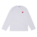 100{ۏ Vi vC RfM\ PLAY COMME des GARCONS RED HEART LS TEE TVc Y fB[X n[g S AX-T118-051 TOPS