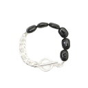 100{ۏ TCg S'YTE BLACK ONYX + BRASS SCREW-CHAIN BRACELET uXbg Yohji Yamamoto EW}g 269-000368-011 ObY