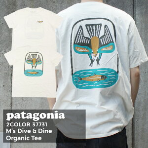 100％本物保証 新品 パタゴニア Patagonia 24SS M's Dive & Dine Organic Tee ダイブ＆ダイン オーガニック Tシャツ 37731 メンズ レディース 2024SS アウトドア キャンプ 山 海 サーフィン ハイキング 山登り フェス 新作 半袖Tシャツ