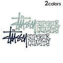 100%本物保証 新品 ステューシー STUSSY SUPERIOR QUALITY LOGO STICKER ステッカー メンズ レディース スケート ストリート エイトボール ストックロゴ ストゥーシー スチューシー グッズ