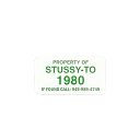 100%本物保証 新品 ステューシー STUSSY STUSSY -TO 1980 STICKER ステッカー メンズ レディース 新作 スケート ストリート ...