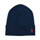 100%本物保証 【数量限定特別価格】 新品 ポロ ラルフローレン POLO RALPH LAUREN Cotton Knit Beanie ニット ビーニー ...