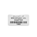 100%本物保証 新品 ステューシー STUSSY NYC STUSSY CO. CHAPTER STICKER ステッカー メンズ レディース 新作 スケート...