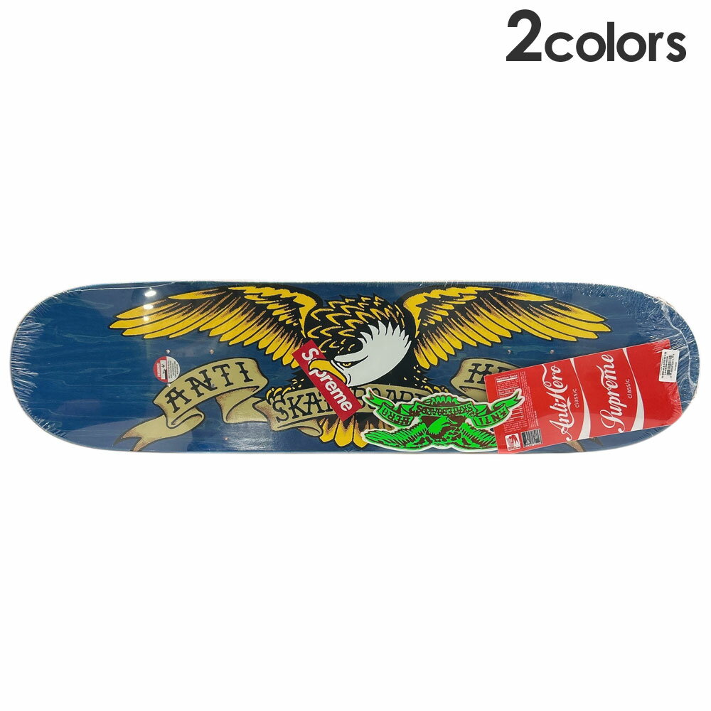 100%本物保証 新品 シュプリーム SUPREME x アンタイヒーロー ANTIHERO Skateboard スケートボード デッキ ストリート スケート スケーター グッズ