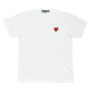 100%本物保証 新品 プレイ コムデギャルソン PLAY COMME des GARCONS 青山限定 STUDS RED HEART TEE スタッズ Tシ...